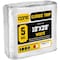 Core Tarps Heavy Duty Tarp, 20 ft L x 0.5 mm H x 10 ft W, 5 Mil, White, Polyethylene CT-504-10X20 - alternate 1